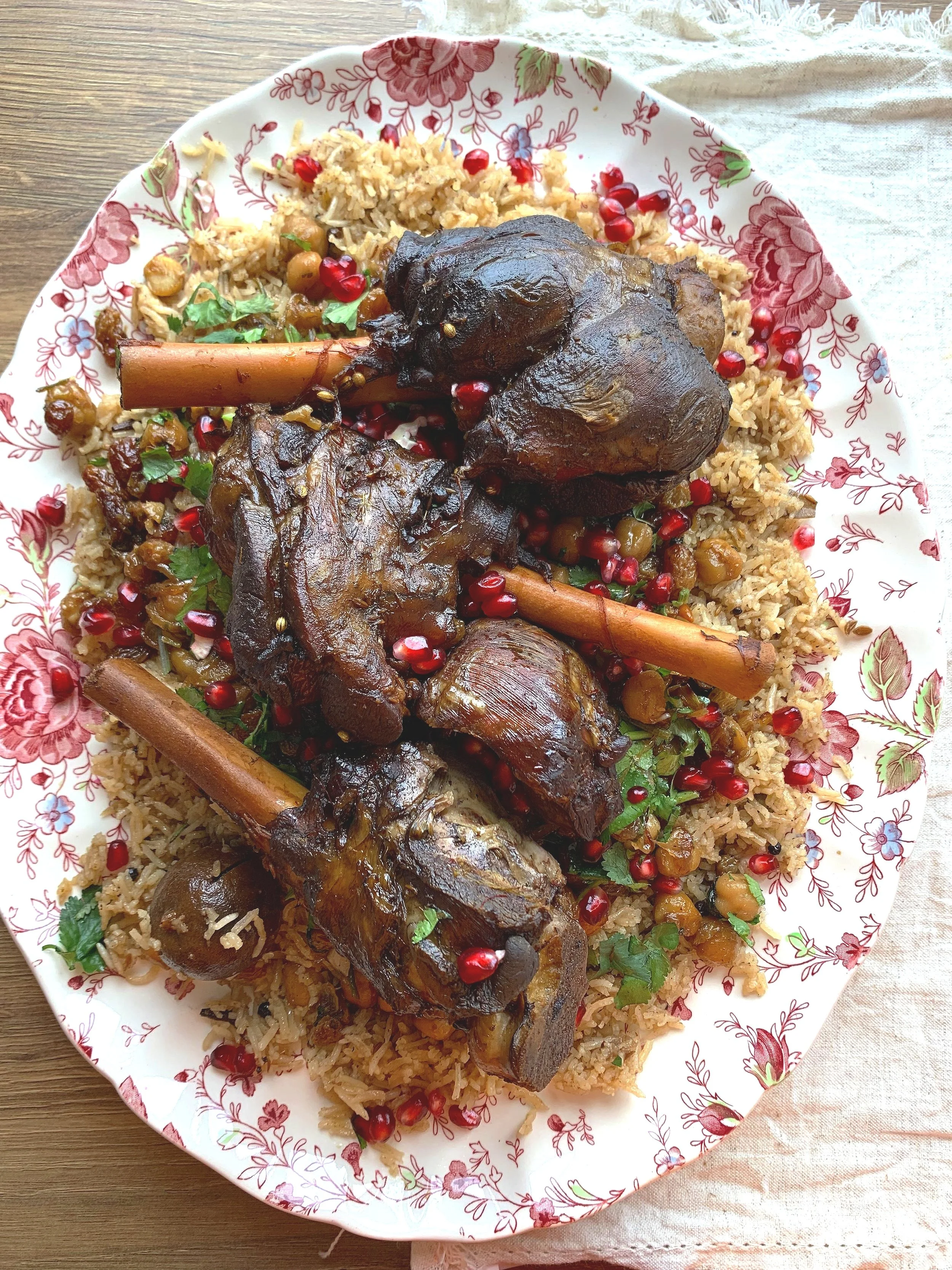Omani Qabooli Slow Cook Lamb and Rice Dine with Dina