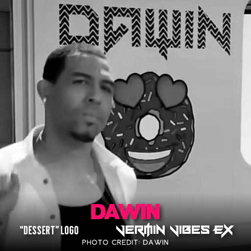 dawin dessert logo font vermin vibes ex