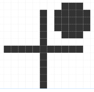 Double cross sans pixel art