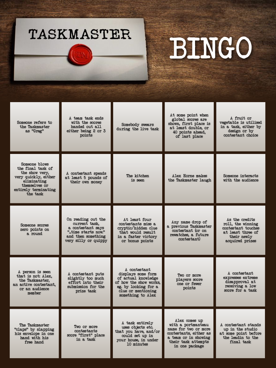 Tower Defense Simulator Bingo Card