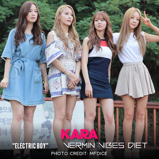 kara electric boy font vermin vibes diet