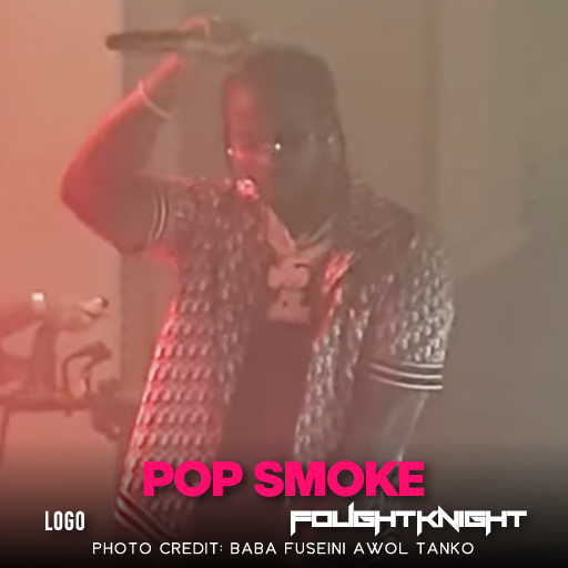 pop smoke logo font foughtknight