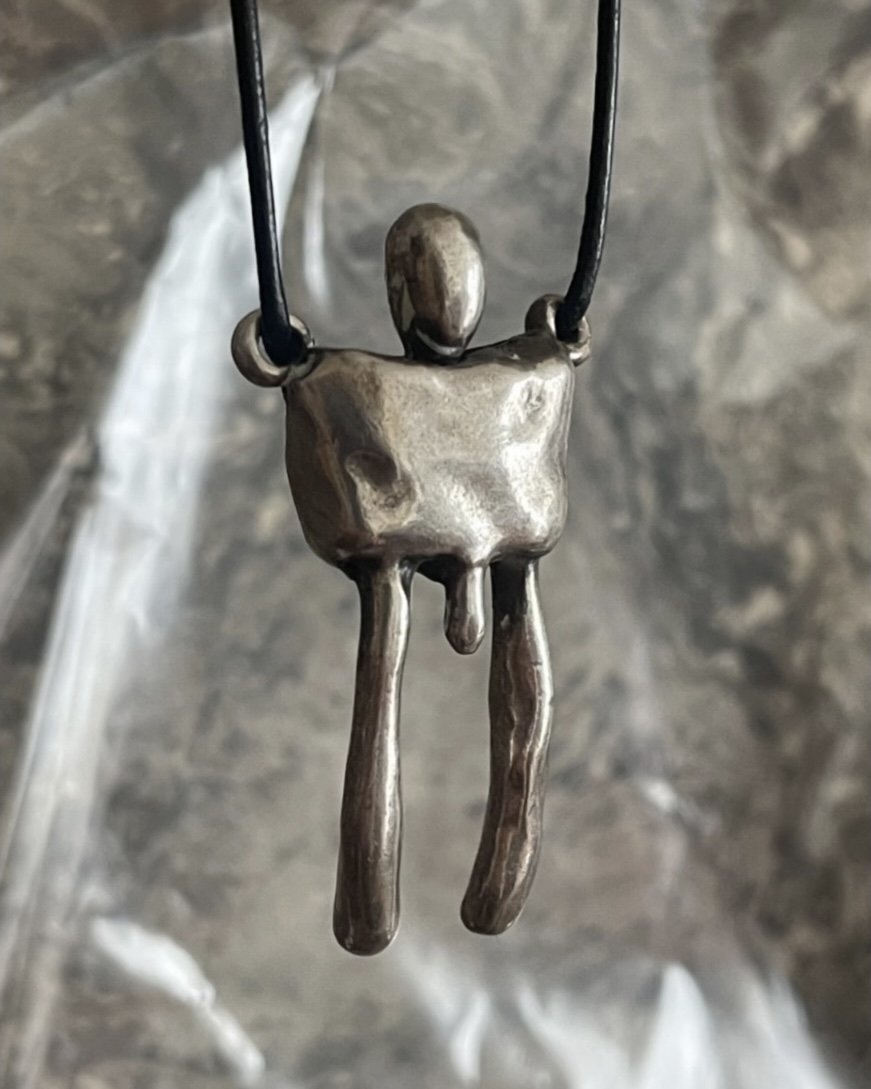 Sterling Silver Man Pendant 