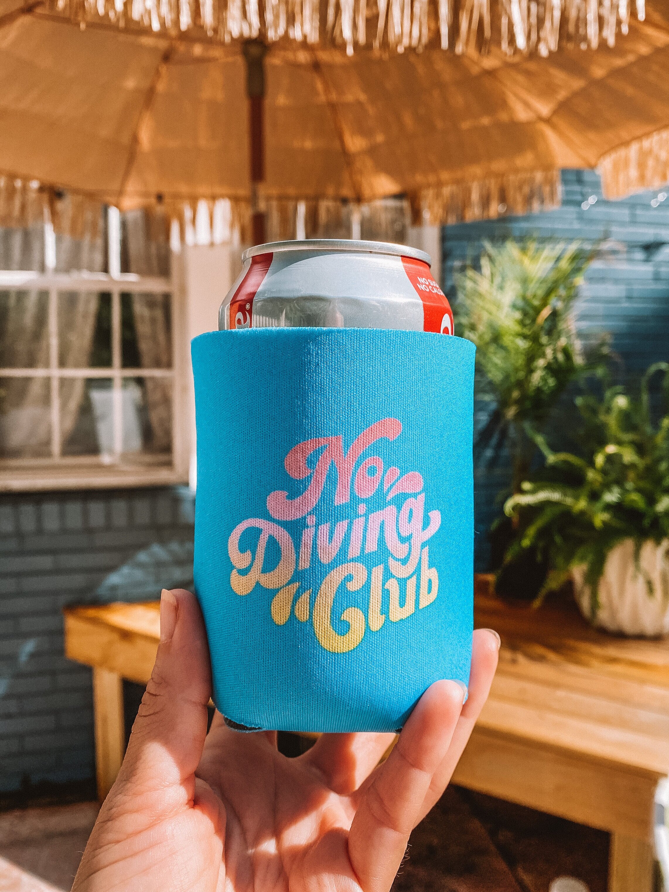No Diving Club Koozie PACK OF 2