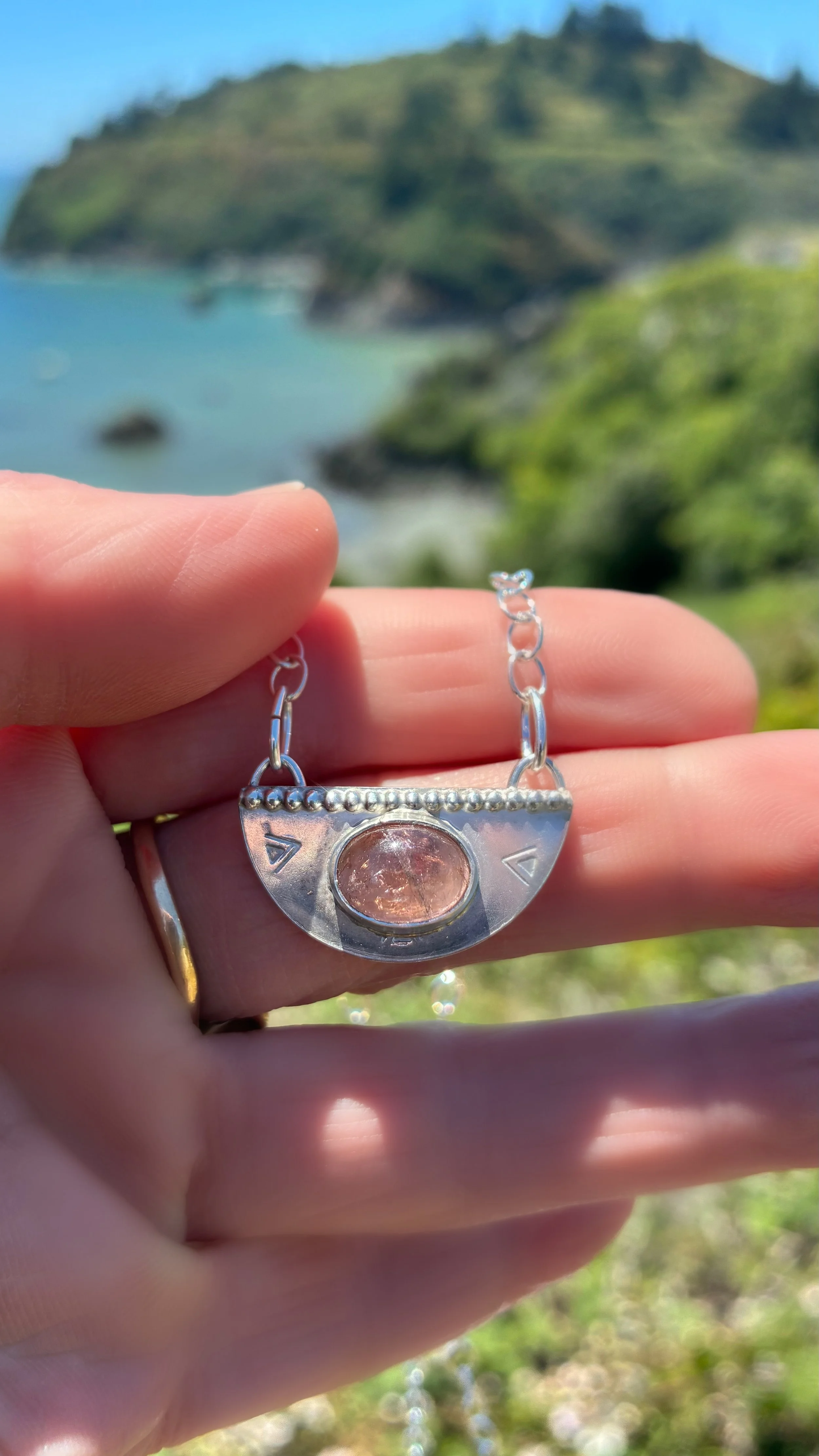 Pink tourmaline Silver Pendant.jpeg