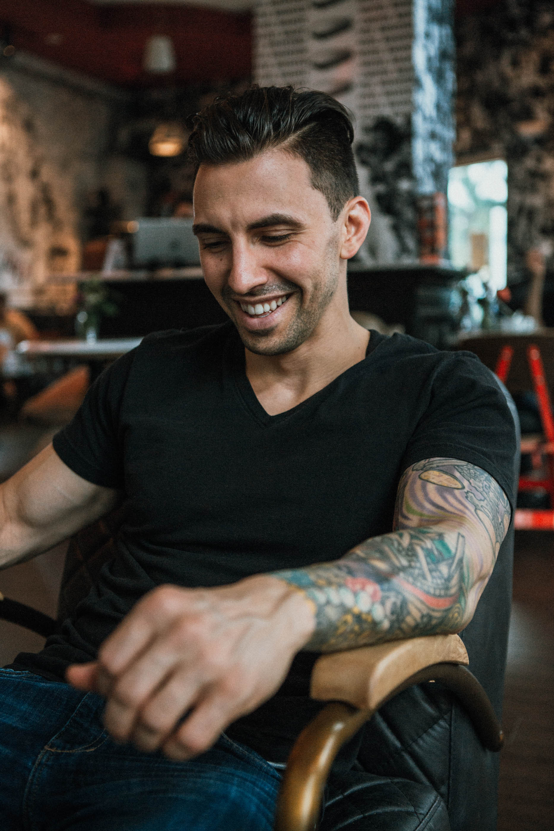 I met David recently at at Sub Culture Coffee in Jupiter, I tend to go there a lot to edit and get work done when I need a little change of scenery. He’s always been friendly but seemed kind of quiet and maybe a bit shy. I think the more reserved you seem to be, the more I want to get to know you. Truth is, I never really know who I’m going to ask to do this project, I leave it all to feeling and intuition. We had already talked a few times when I felt inclined to ask him about it. I asked if he'd ever been in front of the camera, he said no but I think it sparked his interest a bit. I’ve started the process of peeling the layers and I guess because this is very new, I don't expect two experiences to be the same, I don’t think he is aware that I’m still peeling the layers even as I type this. I had no idea what David had just gone through when I asked him about the project, but he shared something with me that I did not see coming. Outwardly he has it all together, always happy, smiling, charming and friendly. In his words “every day is a great day” you wouldn't really think by knowing him even a little bit that he spent more than half of his 20’s in prison. He is 30 years old now and when he was 24, actually on his 24th birthday he was arrested for a drug related charge that landed him in prison for the next 6 years. He was released on December 2017 and has had to start over, quite literally has to build a whole new life from scratch. You’d think that maybe someone in his shoes would be even a bit bitter, specially at such a young age but not David. He lives each day knowing how precious time is, allowing himself to enjoy every moment and re building his new life, one day at a time. Let’s continue to look Beyond The Face and connect with David, more on the next installment of this story.