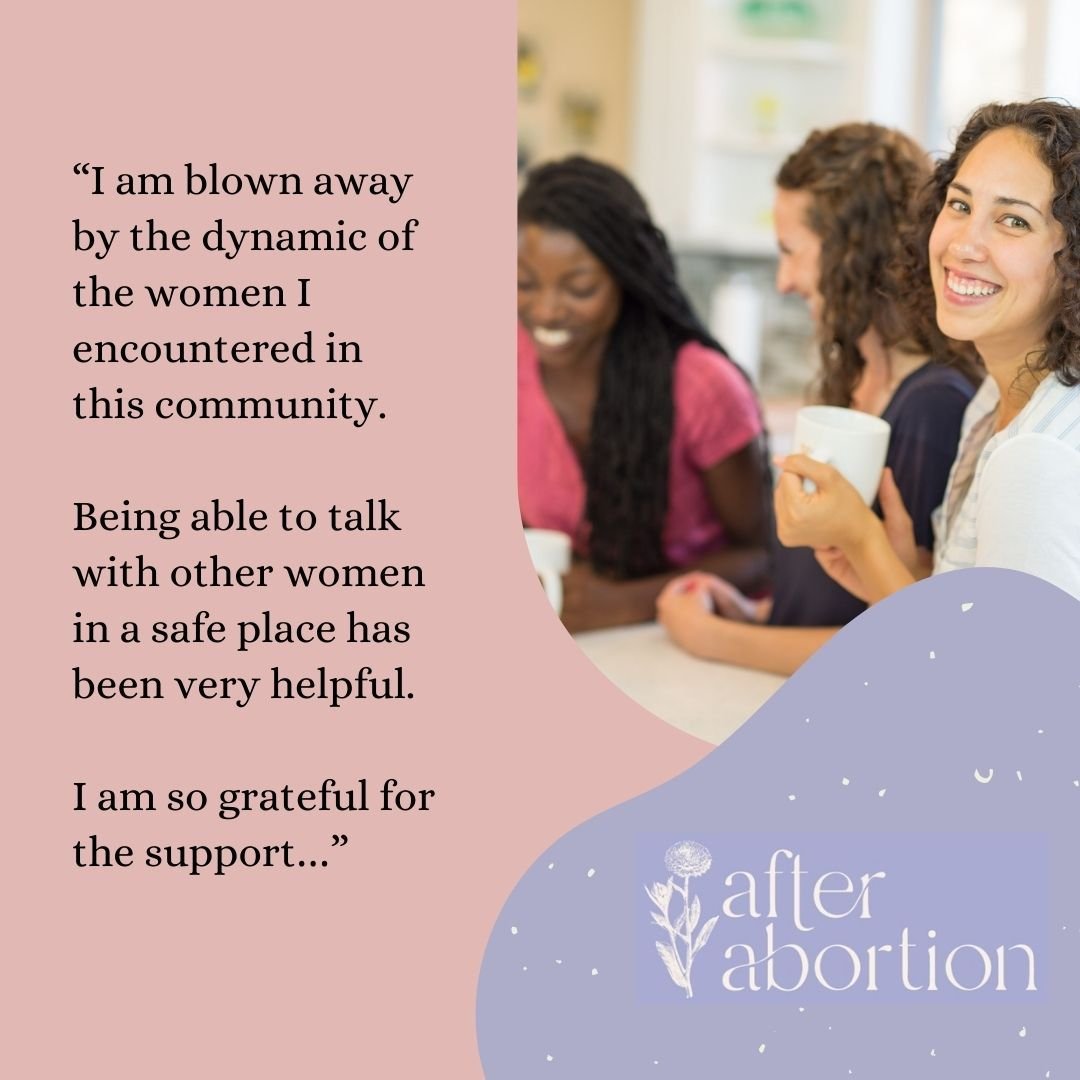 Come away to a private, safe and confidential setting where you can talk with a community of other women who have been where you are. For more information, please visit www.helpafterabortion.org or call 703-841-2504.