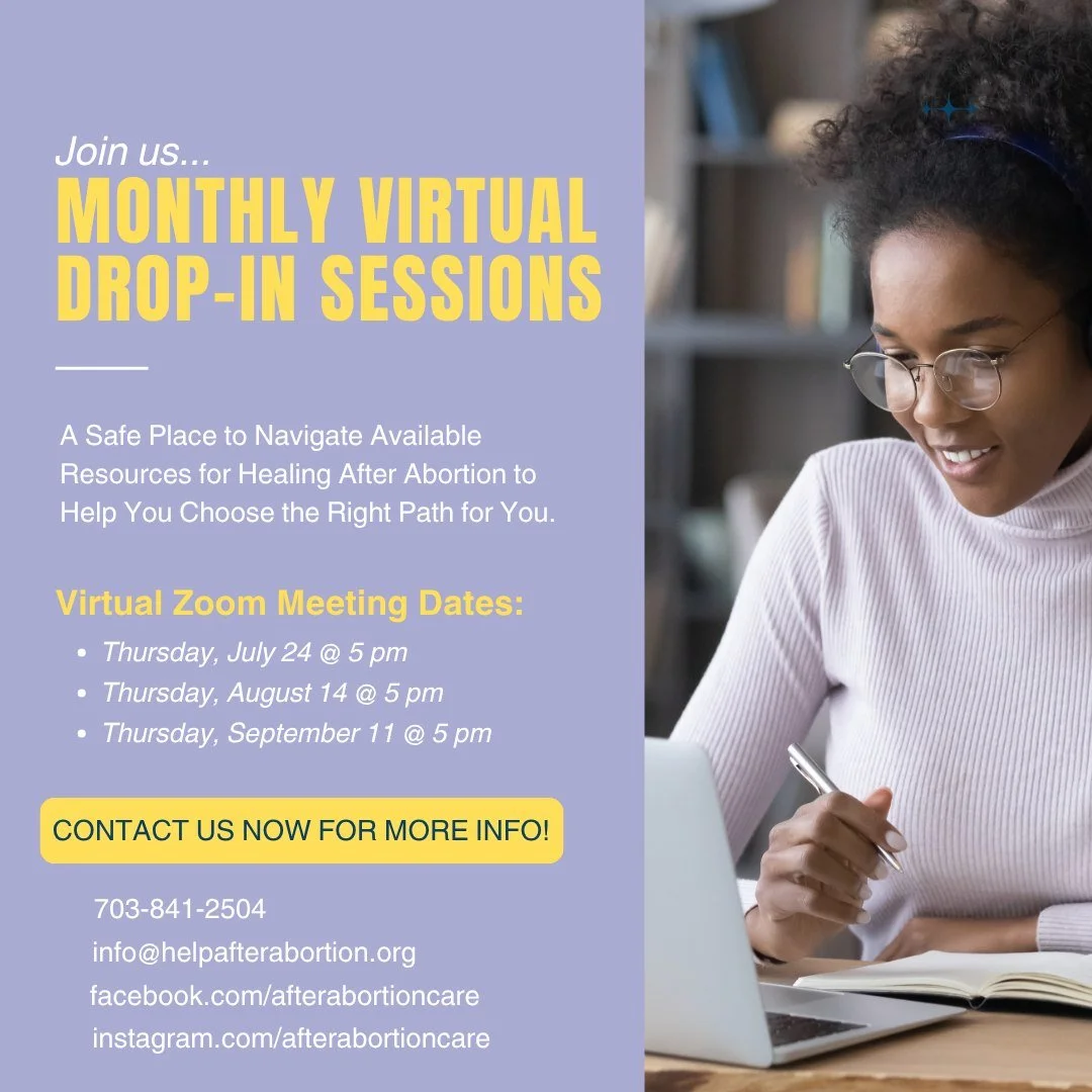 Take the first step toward healing! Join our virtual monthly drop-in session this Thursday at 5 pm to explore resources and recovery options available to you In a safe and non-judgmental space. Call today for the link: 703-841-2504 or info@helafterab
