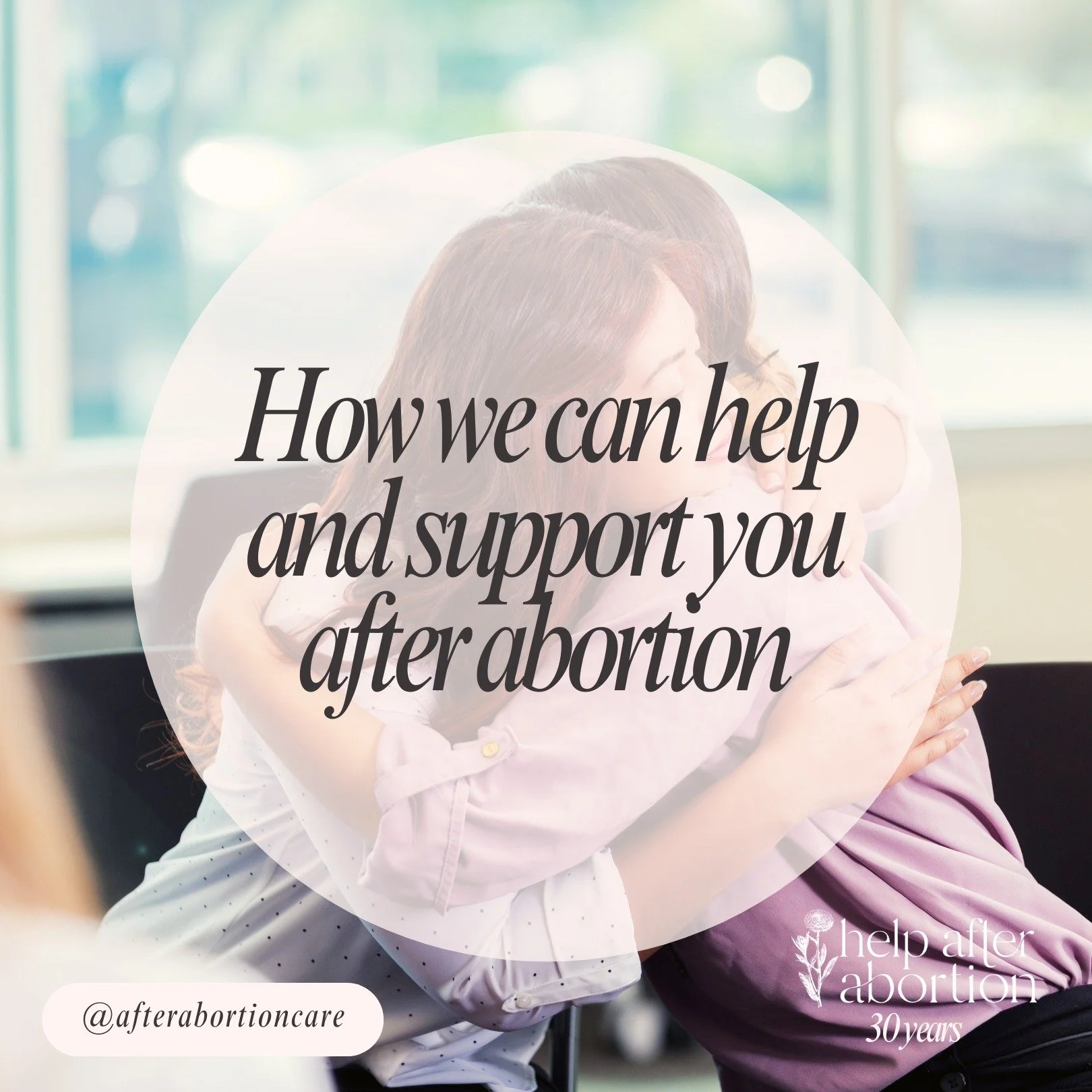 There's many ways to get help from our ministry and start your journey to healing after abortion. Call us today! 🩷