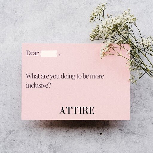 Do you want to make a change, but aren&rsquo;t sure where to start? ⁣⁠Attire has put together 2 email templates that you can use to contact brands regarding their diversity, in both their internal practices and the diversity of their models. Follow t