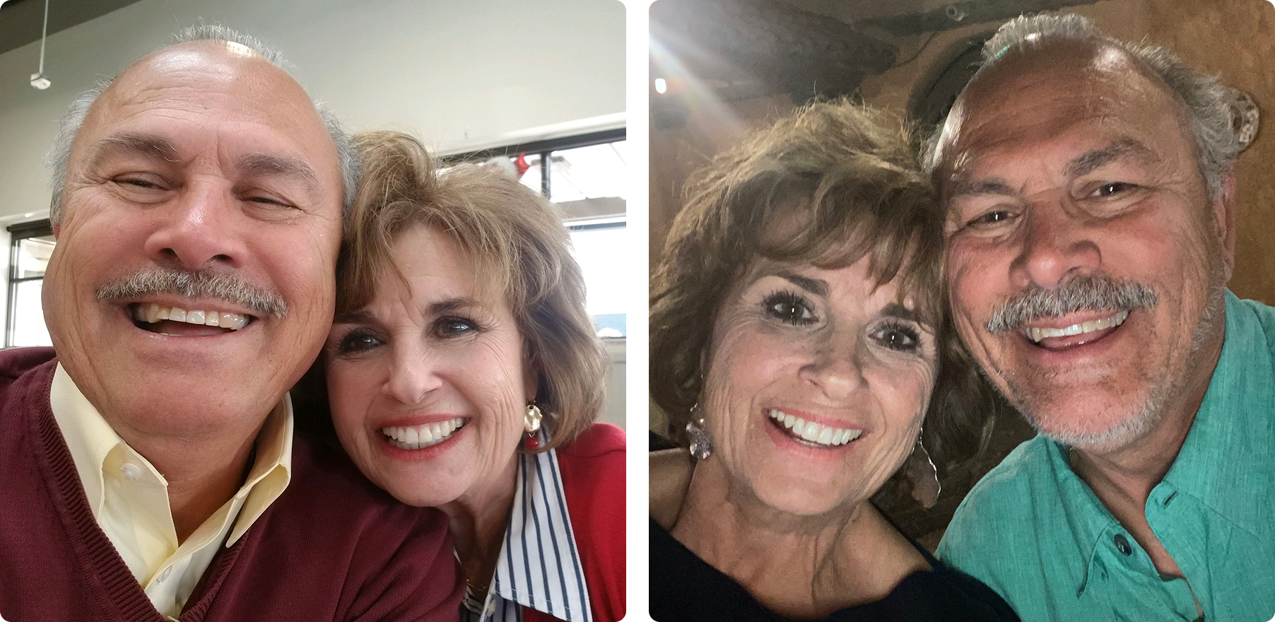 Kathy and Ruben, who found love in their 70s with help from Smart Dating Academy
