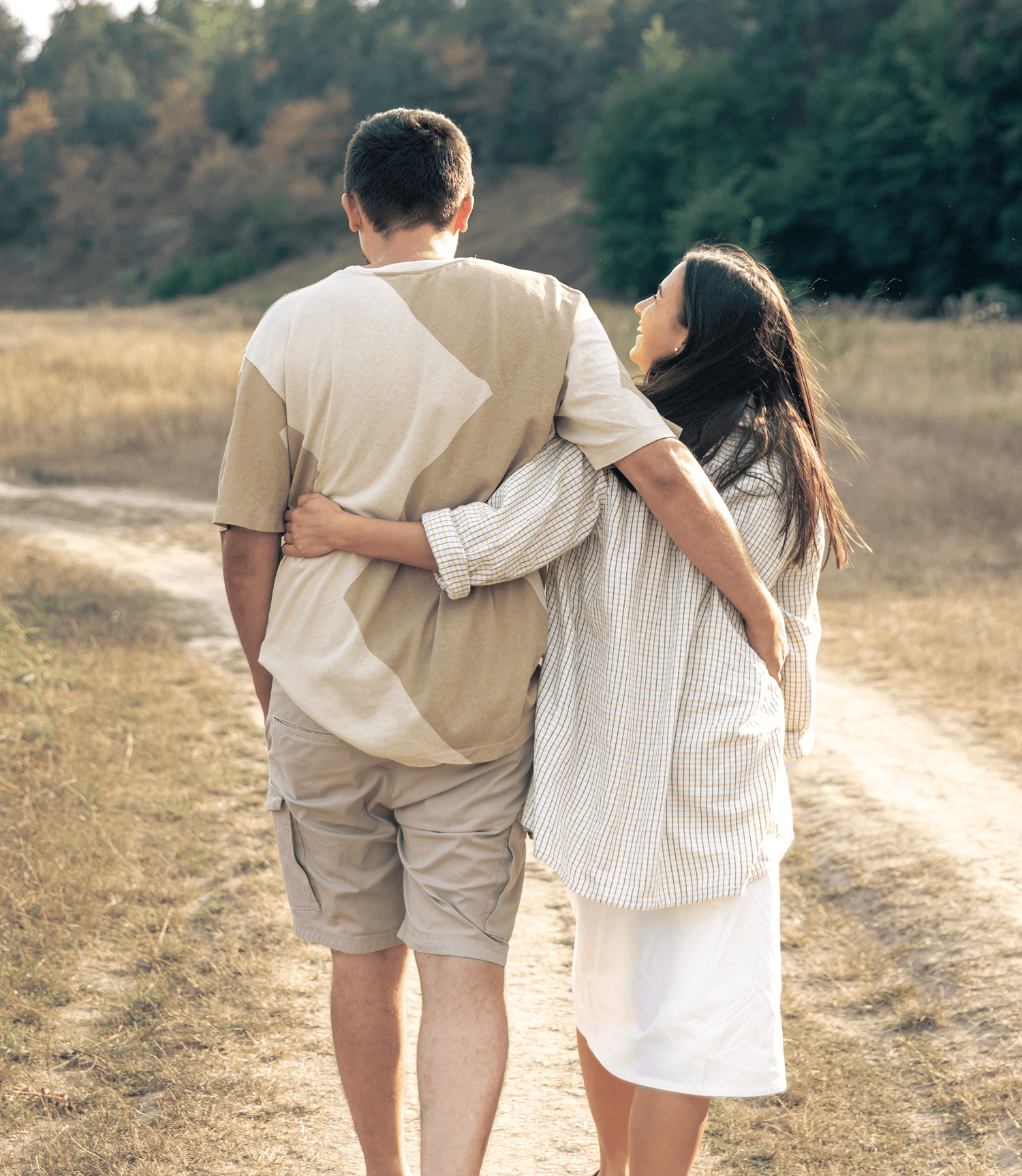 man-woman-are-walking-field-happy-couple