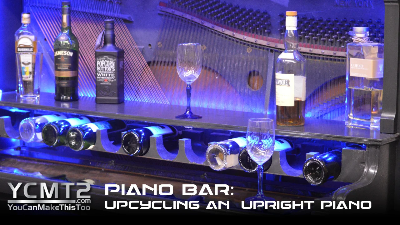 Piano Bar: Upcycling an Upright Piano  