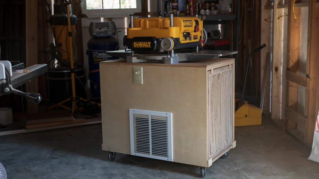 Make An Air Cleaner / Planer Cart  