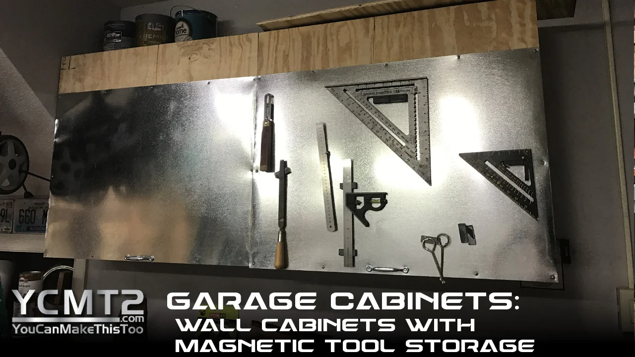 Garage Cabinets: Shop Cabinets with Magnetic Doors  