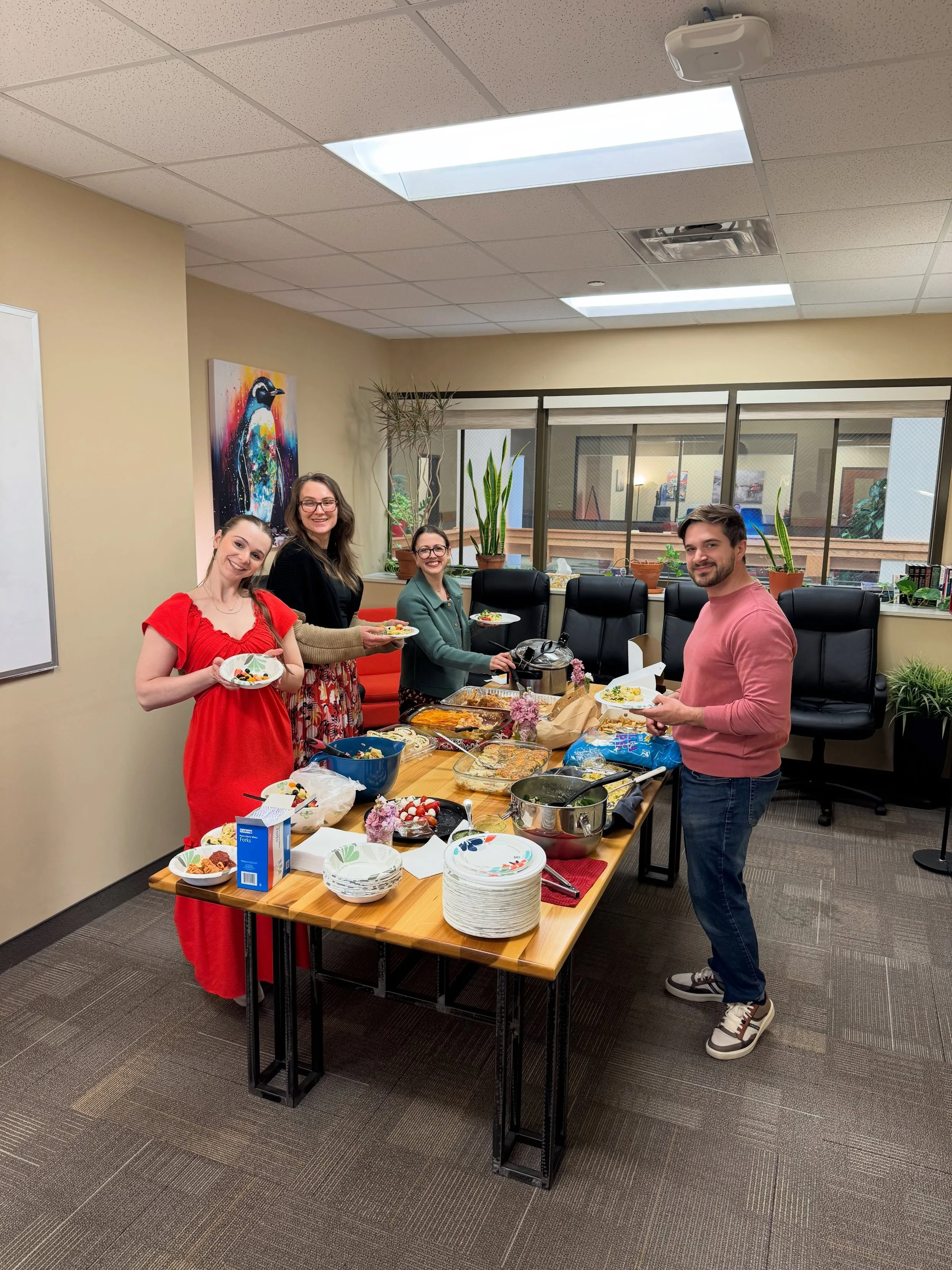 Nothing like a good old fashioned Radius potluck.

Thanks for showing up today, friends! See you at the next one 🫡