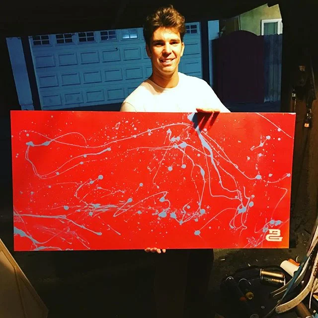 &ldquo;The Granite City Inferno&rdquo;

Always Grateful 🙏🏻🙏🏻🙏🏻 when I can get a piece on a friend&rsquo;s wall!!! @live_swell @beachbungalowboy .
.
#art #🔥#insta #instapic #wanderlust #friends #boxing #😇 #spraypaint #spraycan #red #legend