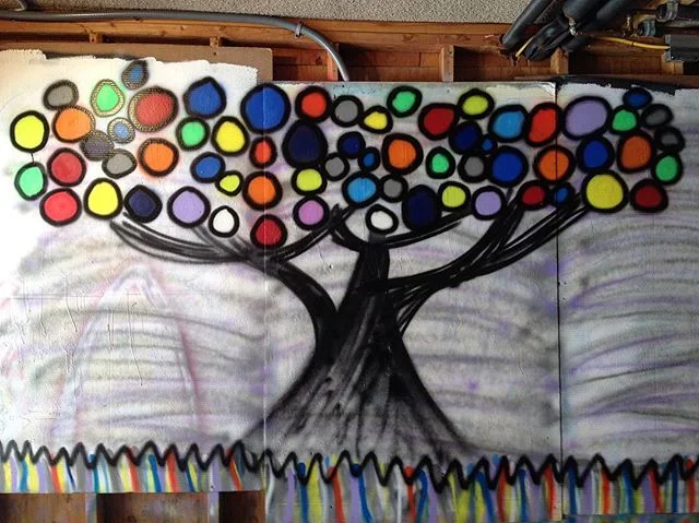 THE COLOR TREE
.
20ft by 10ft
.
.
#art #chicago #thoughts #doyoueven #paint #likeforlikes #followforfollowback #above #spraypaintart #spraypaint #artist #instagram