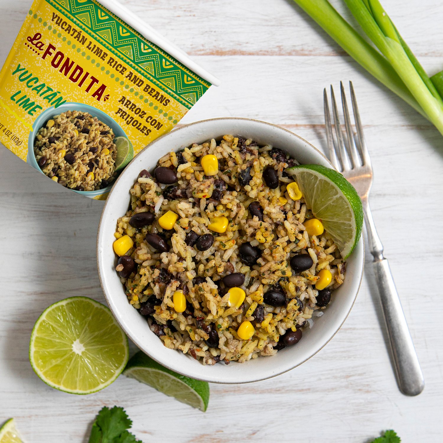 La Fondita Yucatan Lime Rice and Beans Bowl Packaging