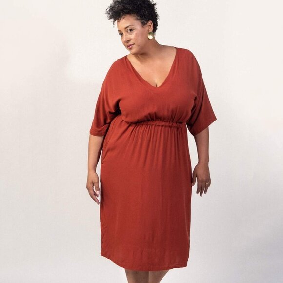 Tonle Sothea Dress in Rust