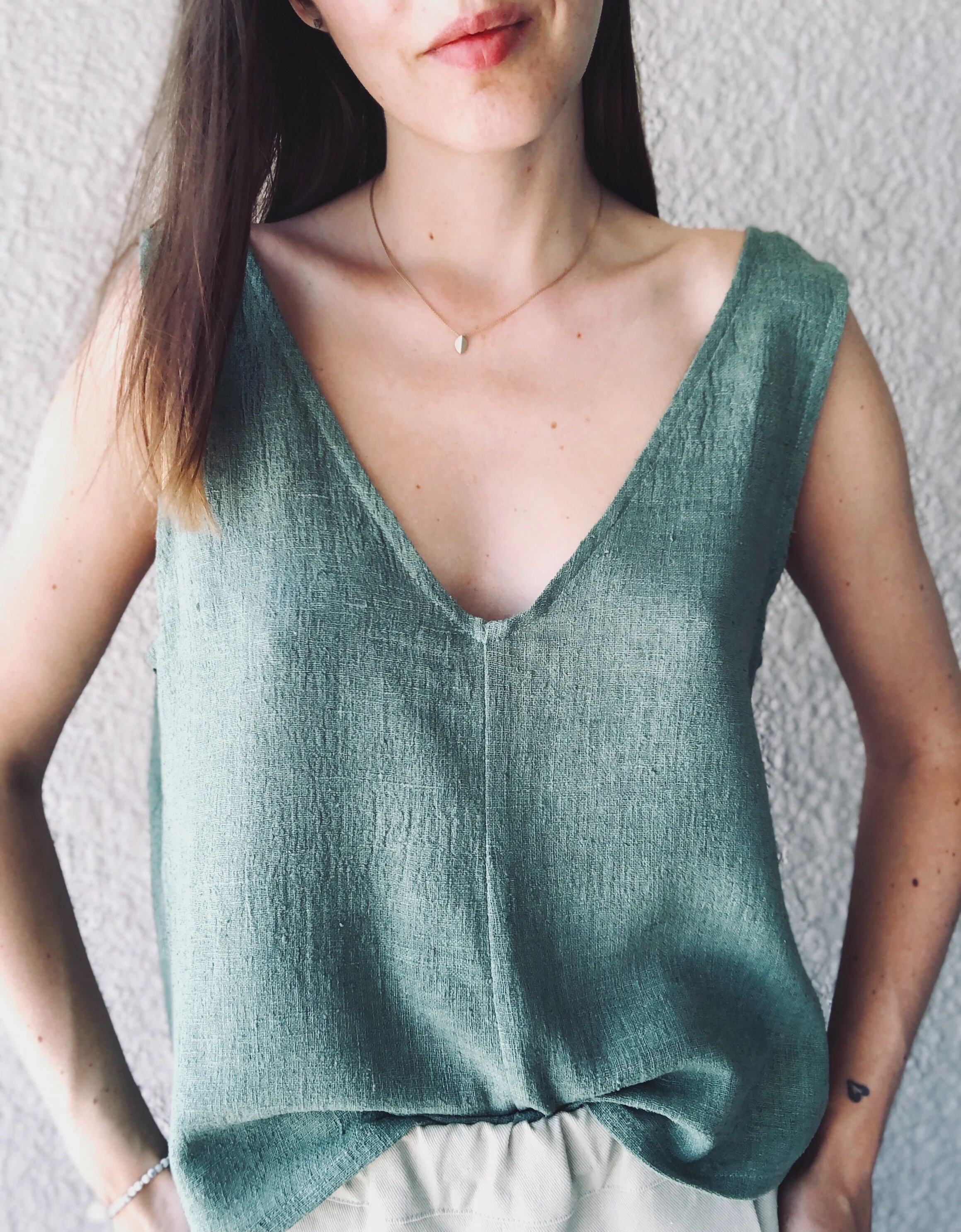 Trapeze Tank in Moss