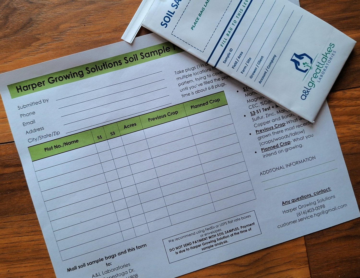 Harper GS Soil Test
