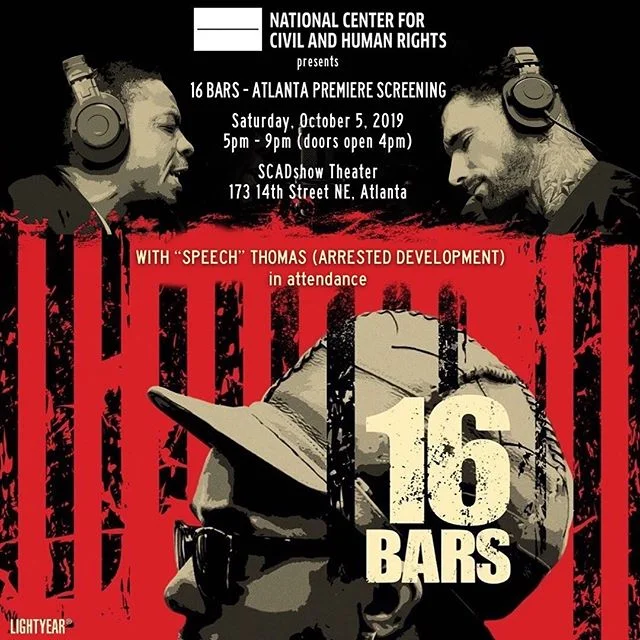 Atlanta!! We screen October 5th!!! #16barsthefilm #nationalcenterforcivilandhumanrights
