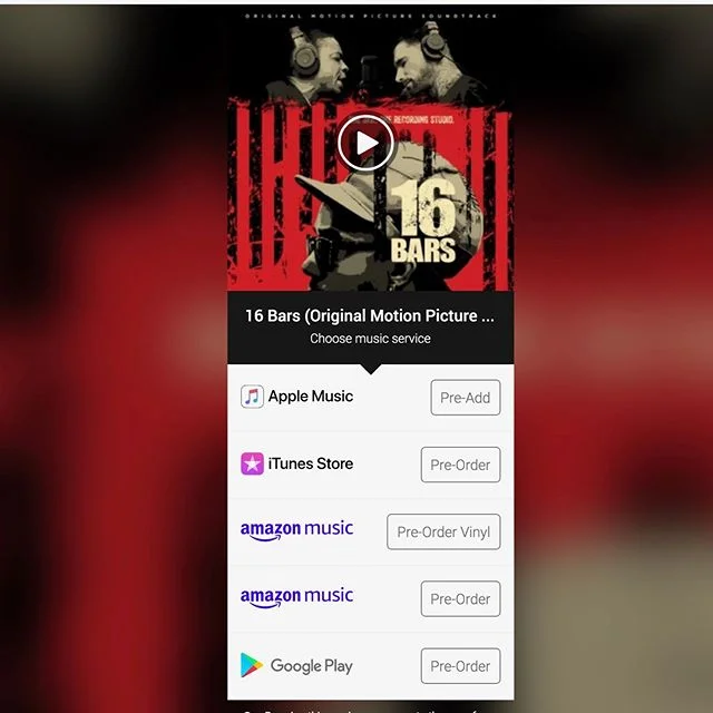 Pre-order the 16 Bars Soundtrack on Vinyl and digital. Link in bio.  #soundtrack #16barsthefilm #hiphop #countryblues #vinyl #album #streaming