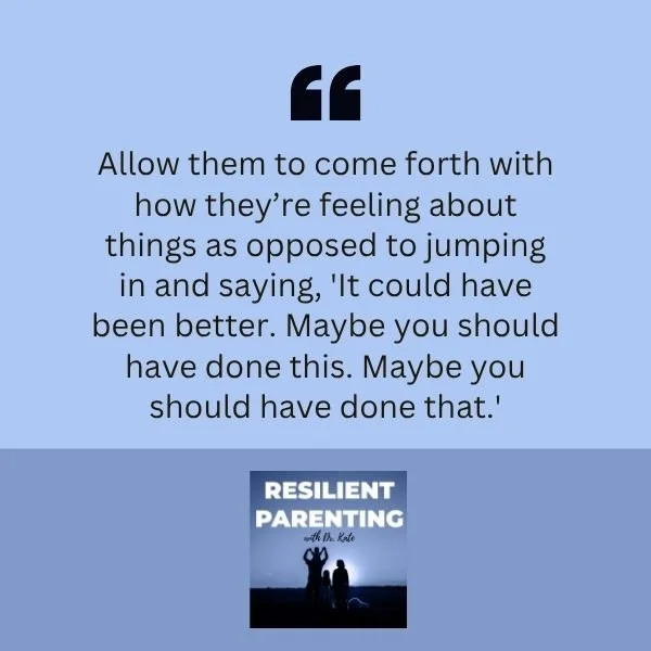 Resilient Parenting with Dr. Kate | Cali Werner | Anxious Athletes