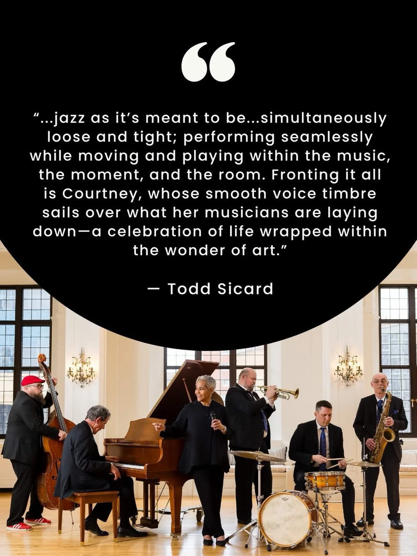 Honored by this wonderful testimonial. There&rsquo;s nothing quite like sharing the magic of live jazz with an incredible audience! 🎶