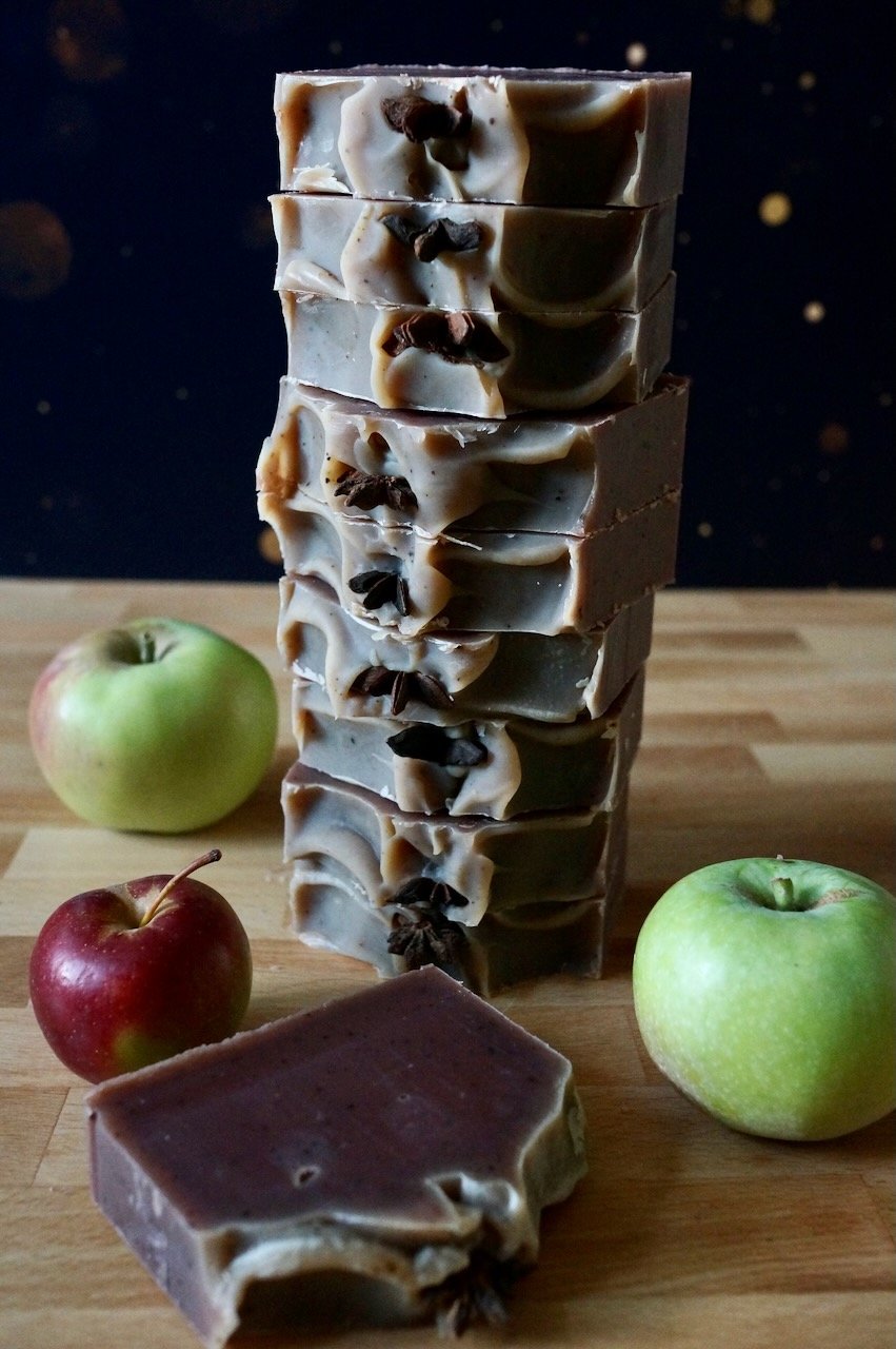 natural cider scented soap made in Utah.jpeg