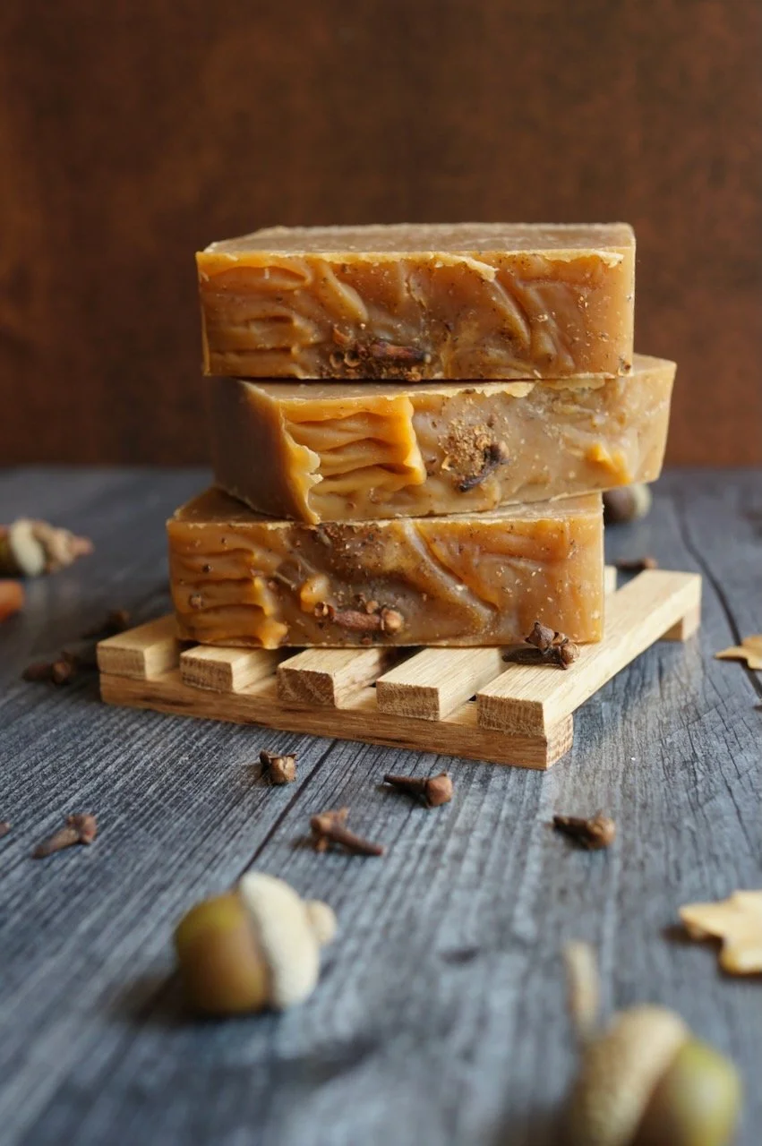 Clove and nutmeg scented bar soap