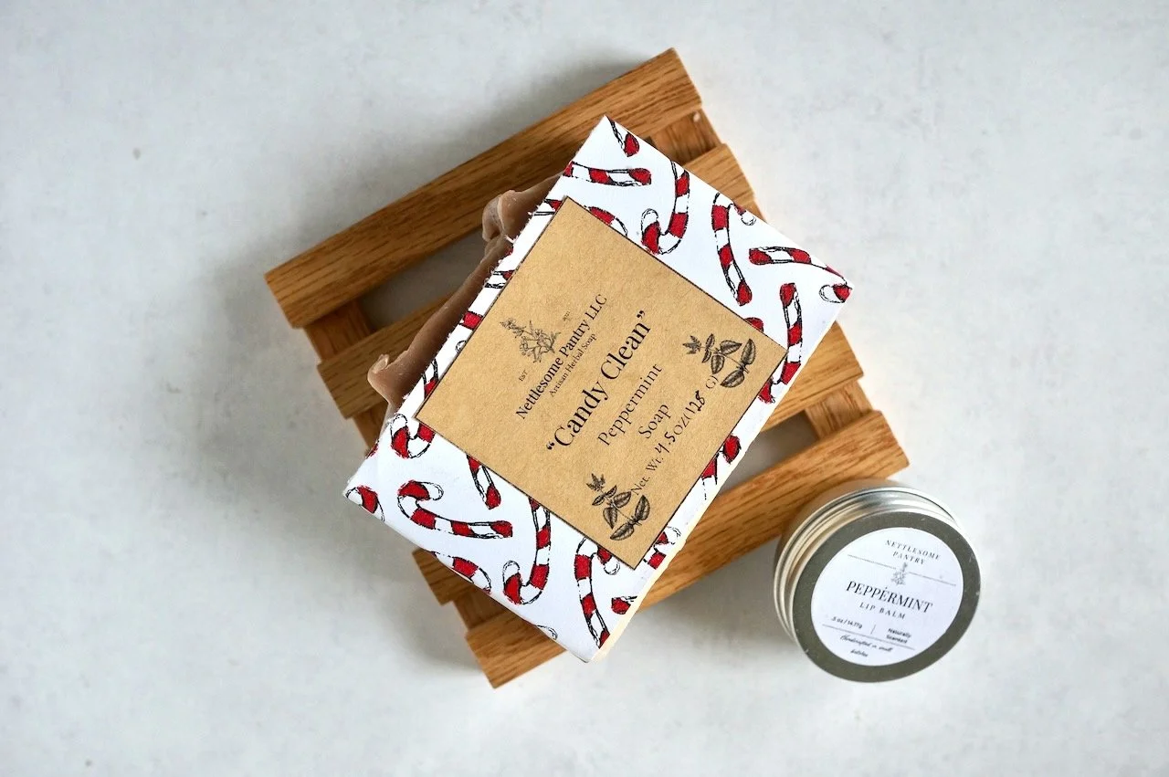 herbalist stocking stuffer peppermint soap and lip balm