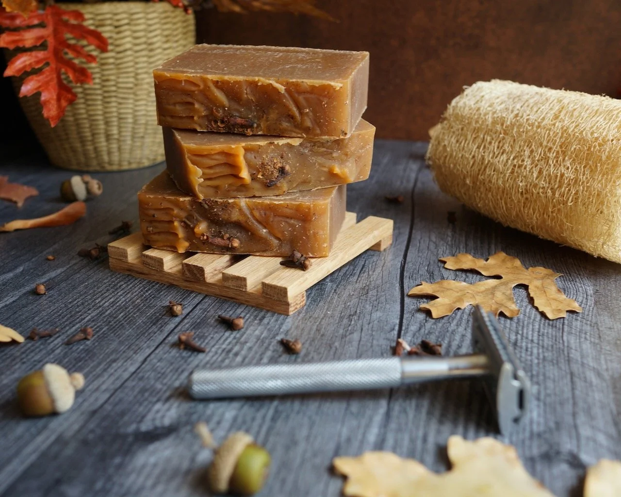 clove and nutmeg body soap