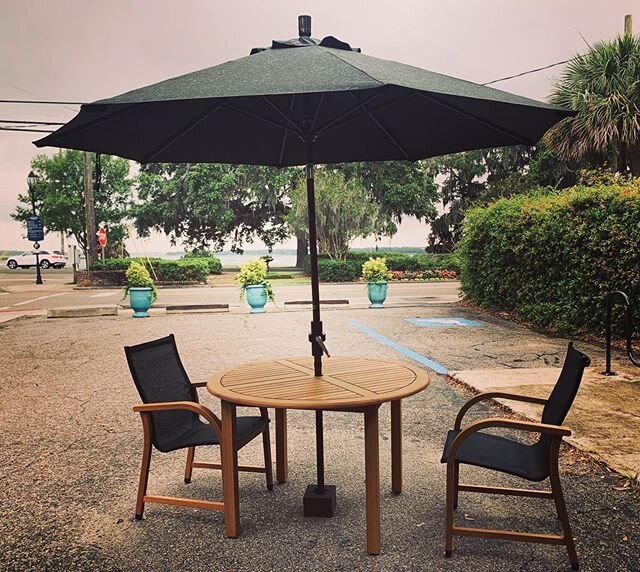 Don&rsquo;t let the rain stop you from enjoying one of Beaufort&rsquo;s finest waterfront dining experiences! 
Checkout our newest addition! 🖤