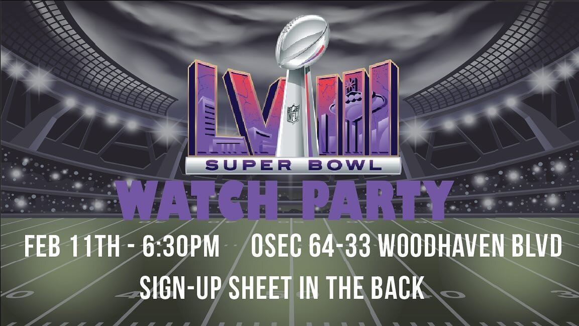 The Super Bowl matchup is all set! The San Francisco 49ers will play the Kansas City Chiefs! We will be having a Super Bowl Party at our school. Kick-off is at 6:30PM on Sunday, February 11th, but we will be meeting at 6:00PM for some pregame action.