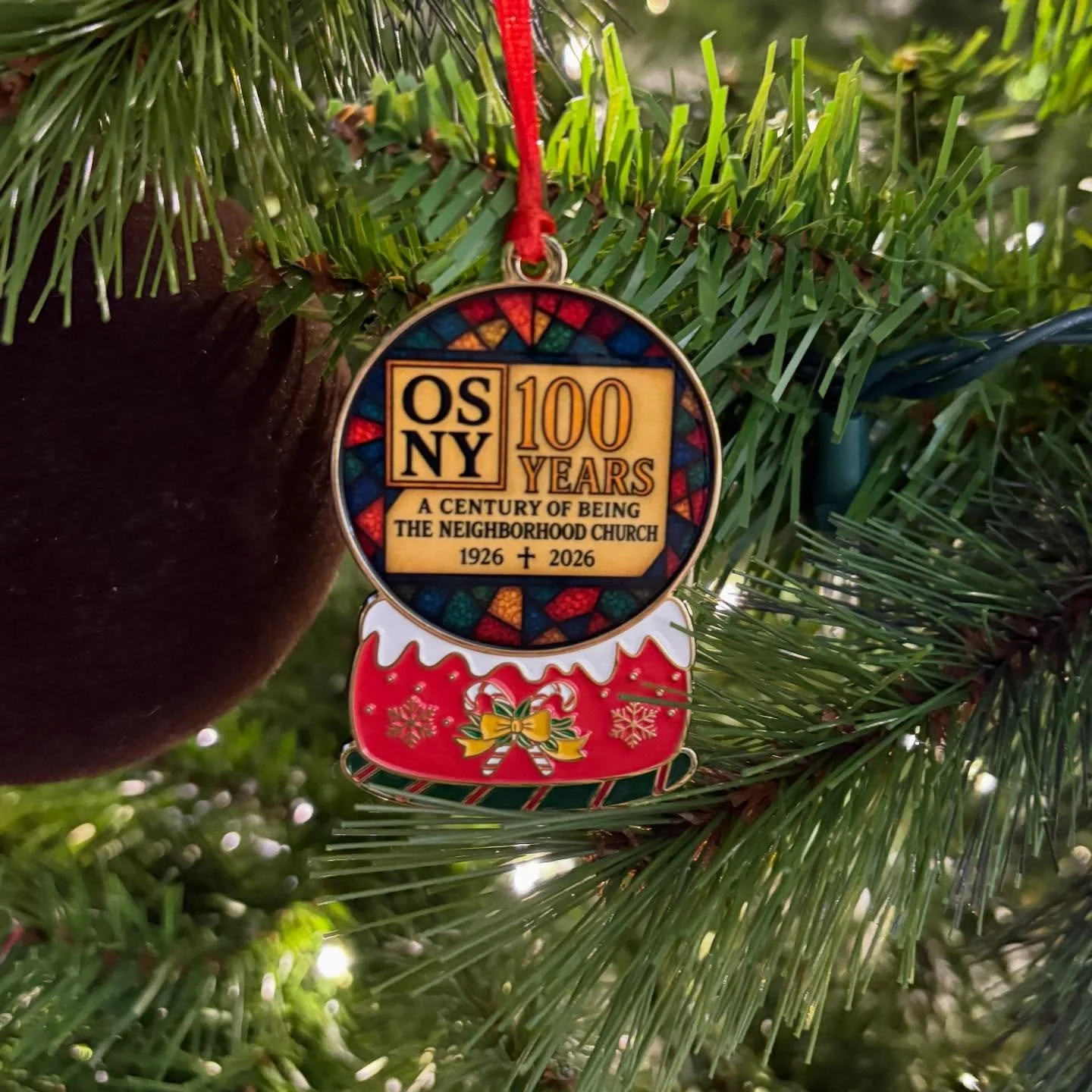 Did you get your special Christmas gift from OSNY?! This year&rsquo;s Christmas Eve gift was a collectible 100 year anniversary ornament. We still have a few left! Holla at me if you went one for your tree! It will be an Our Saviour keepsake for year