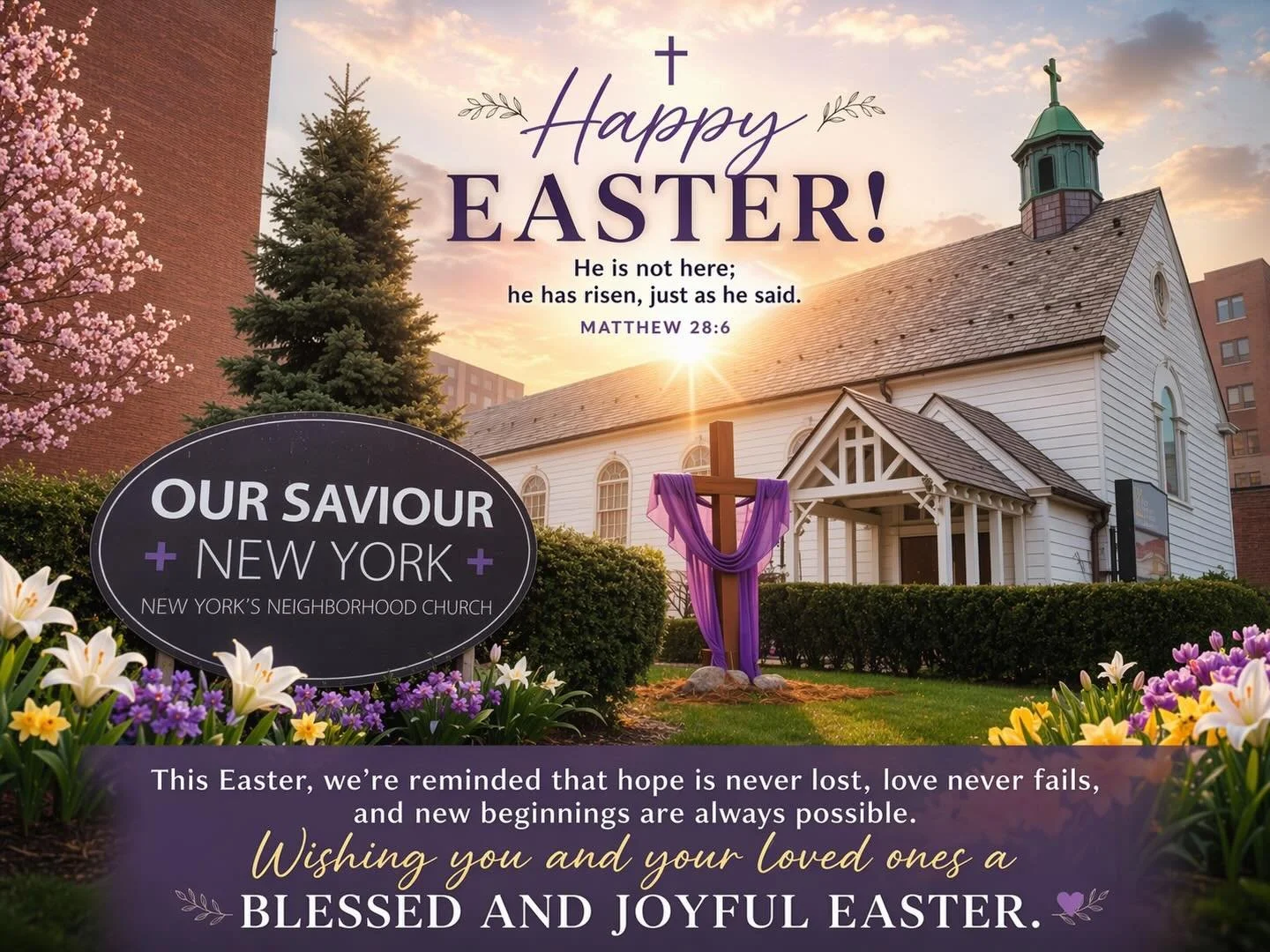 He has risen! Hallelujah!