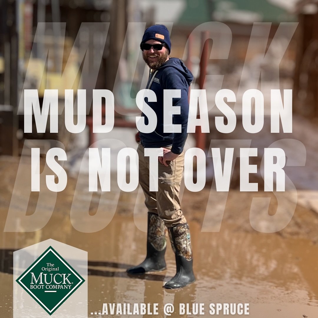 Mud season isn&rsquo;t over yet! Stay dry and comfortable with Muck Boots, built for the toughest conditions. Stop by Blue Spruce Building Materials and gear up for the mess! #MuckBoots #MudSeason #StayDry #lakecityco #lakecitycolorado #colorado #hin