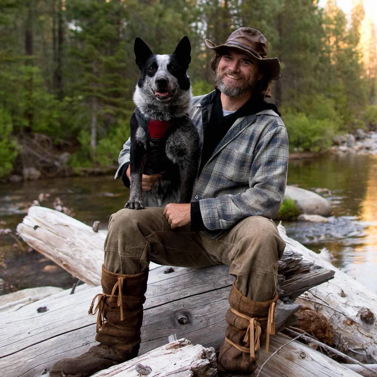 Heath Smith Founder, Bounder, Instructor It is a commonly used idiom, “who rescued who”, when discussing dogs and their people, but it is most true when looking at the relationship between Heath and his first canine partner, Gator. The team were paired up when Heath first started doing detection dog work in 2001, and though Heath was a self-proclaimed cat person, Gator managed to steal his heart and pull Heath down a path of no return. Heath has trod in the world of conservation detection dogs ever since, walking side-by-side with many incredible rescue pups across innumerous landscapes. The more Heath learned from these sage animals, the more he wanted to share this newfound wisdom with others.