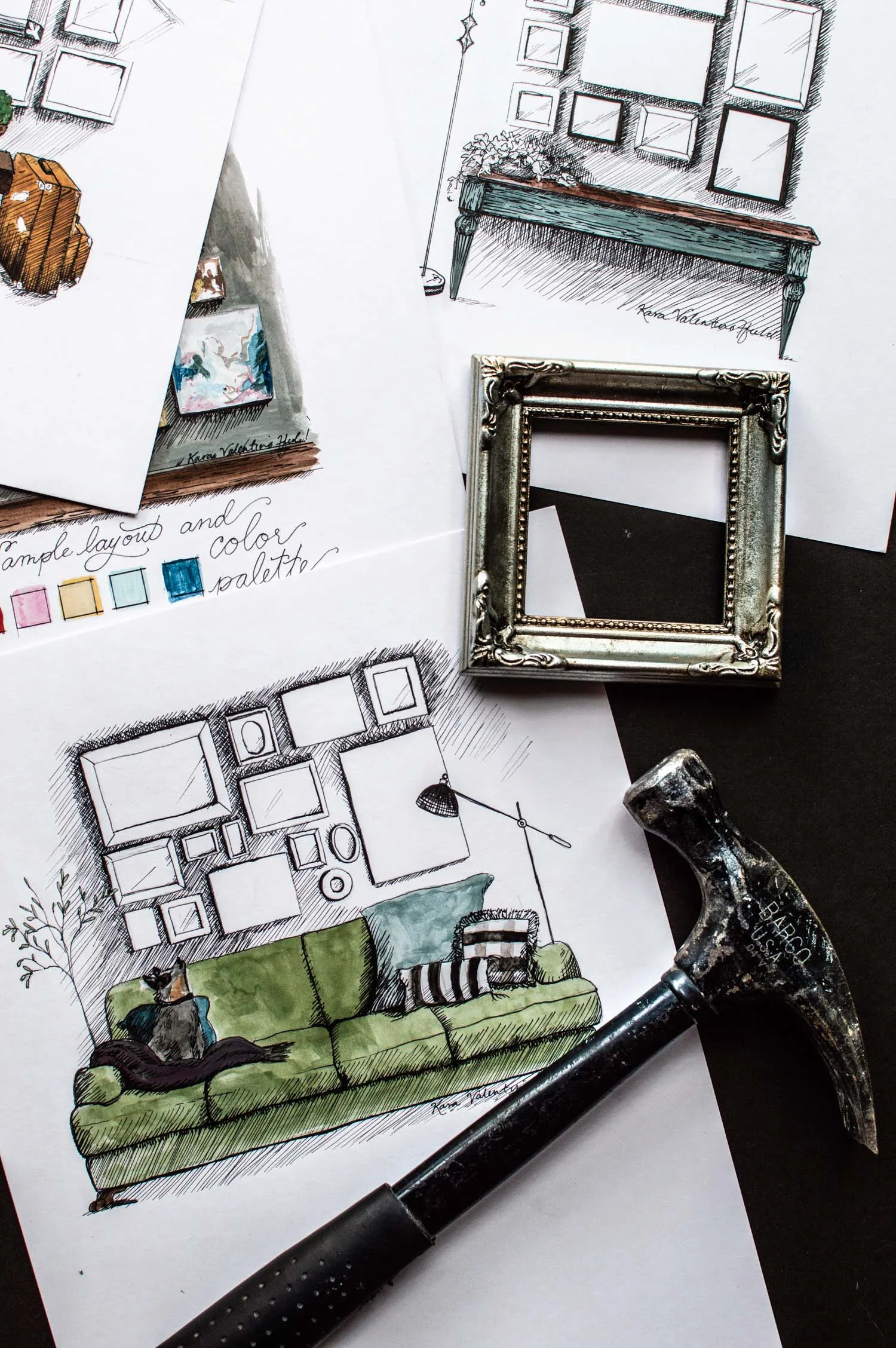 Secrets To Styling a Gallery Wall