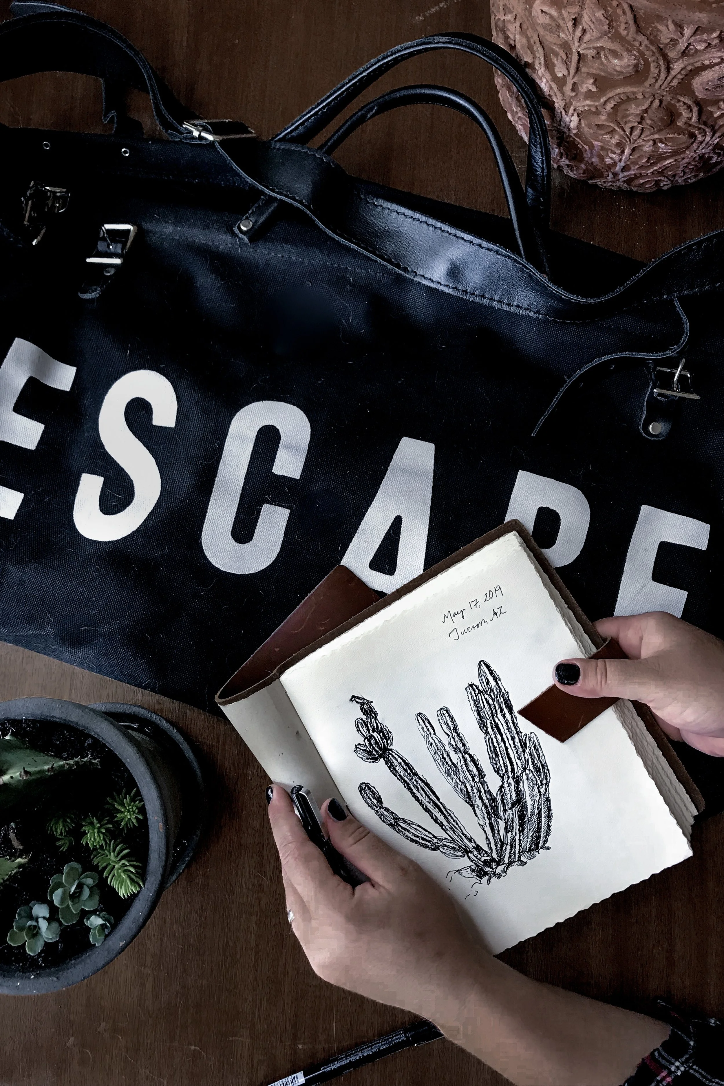 Exploring in the Arizona Desert