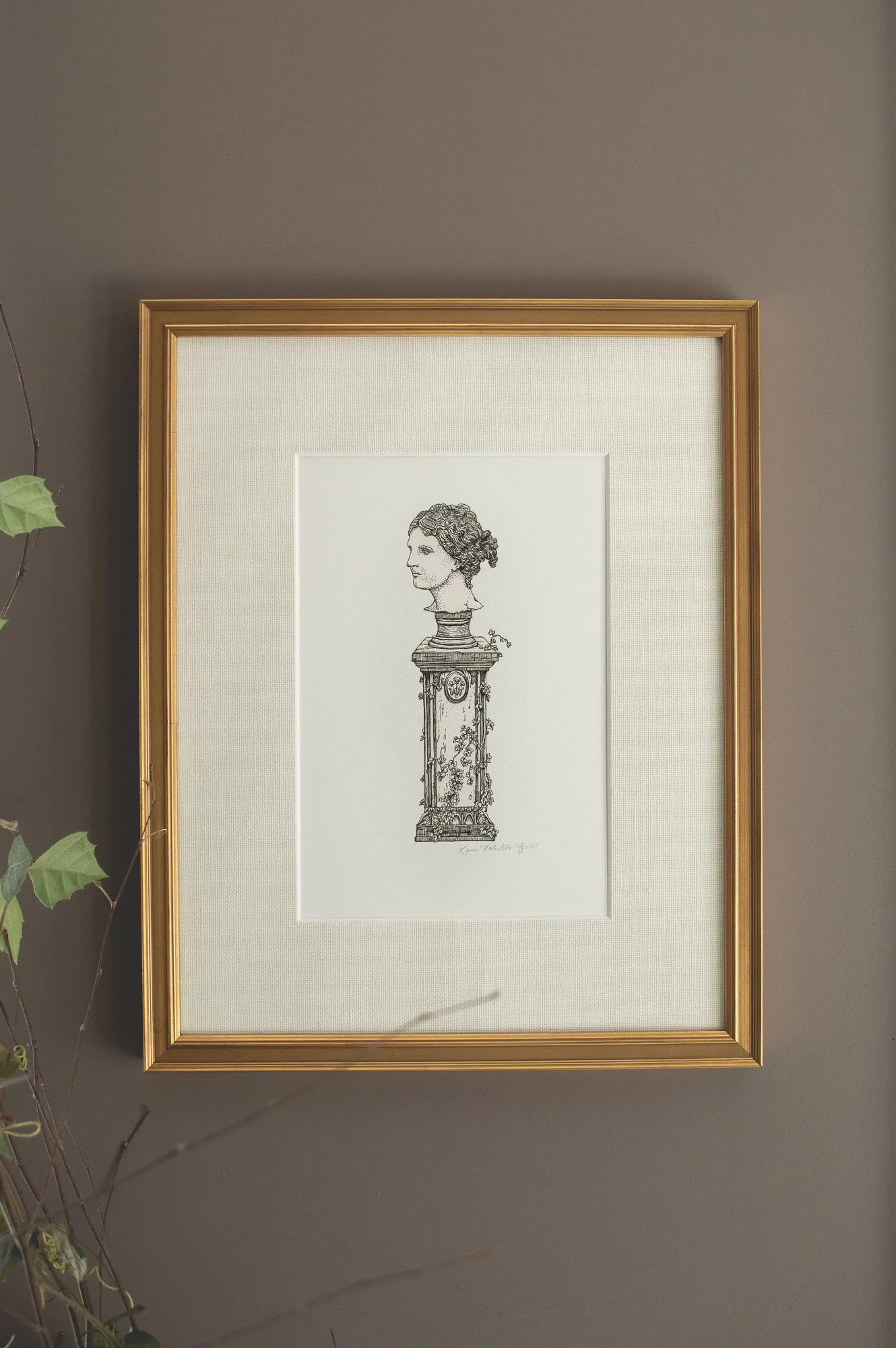 Garden Goddess | Black and White Fine Art Print | Kara Valentino Ffield.jpg