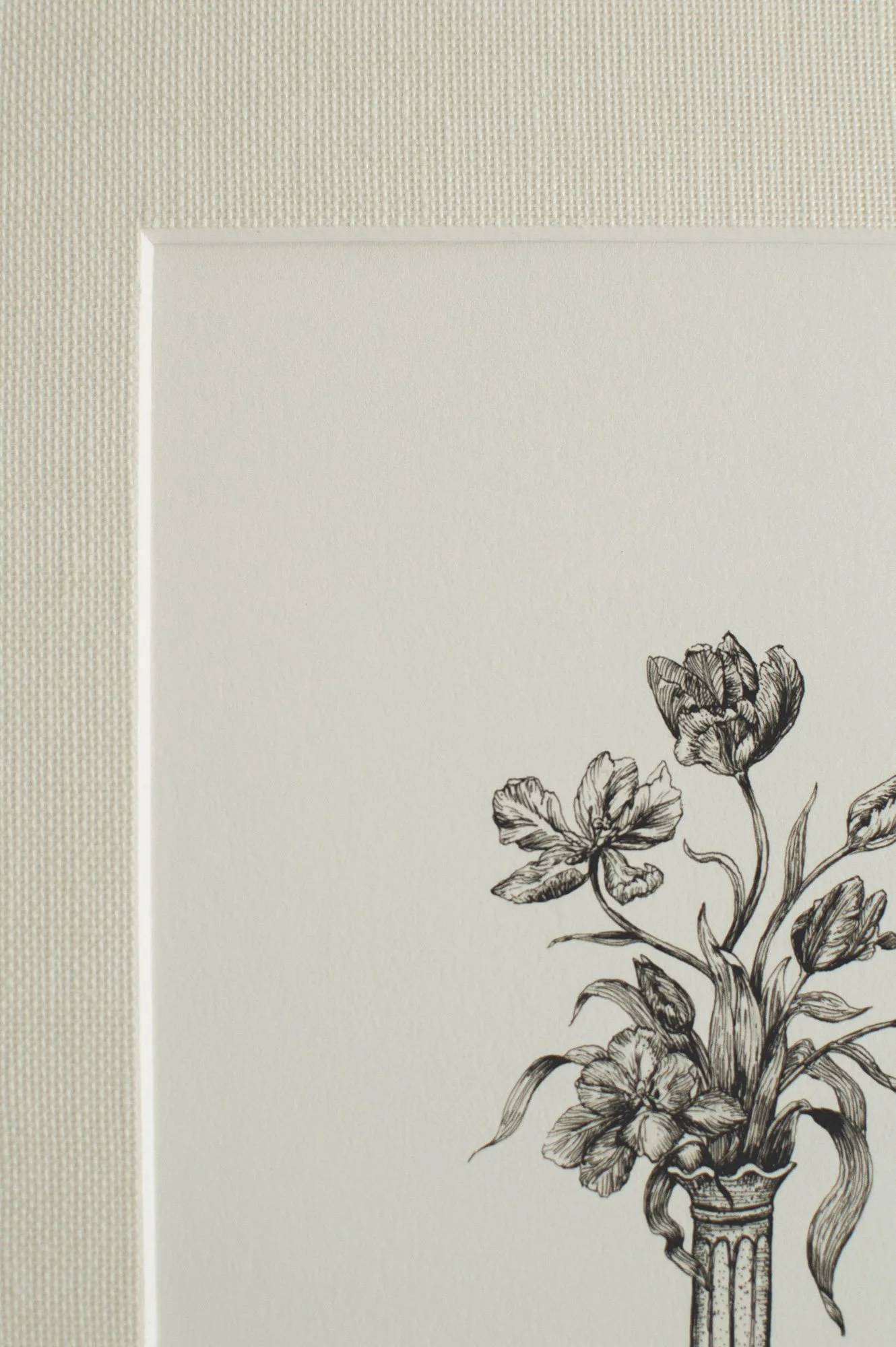 Tulips in Vase | Black and White Fine Art Print | Kara Valentino Ffield-3.jpg