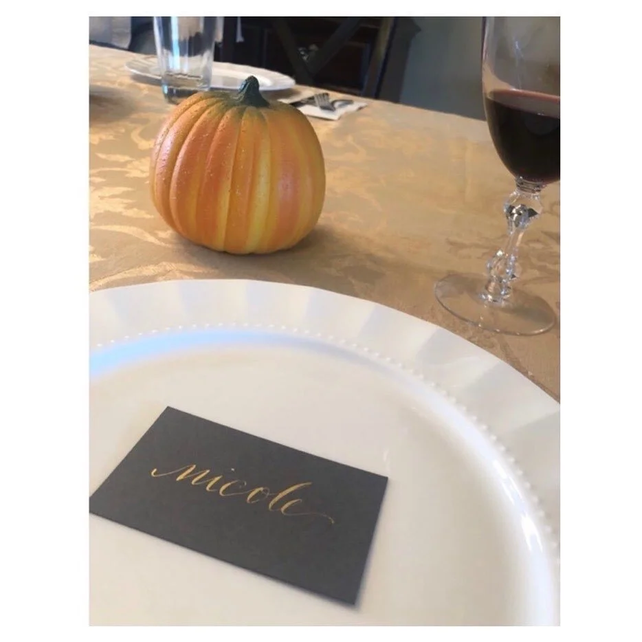 grateful for all of the support and pleased to share i raised $300 with these little thanksgiving place cards this year . ! all benefitting Little Essentials @lehelps an organization that supports at-risk women &amp; babies. thank you !!! &hearts;️

