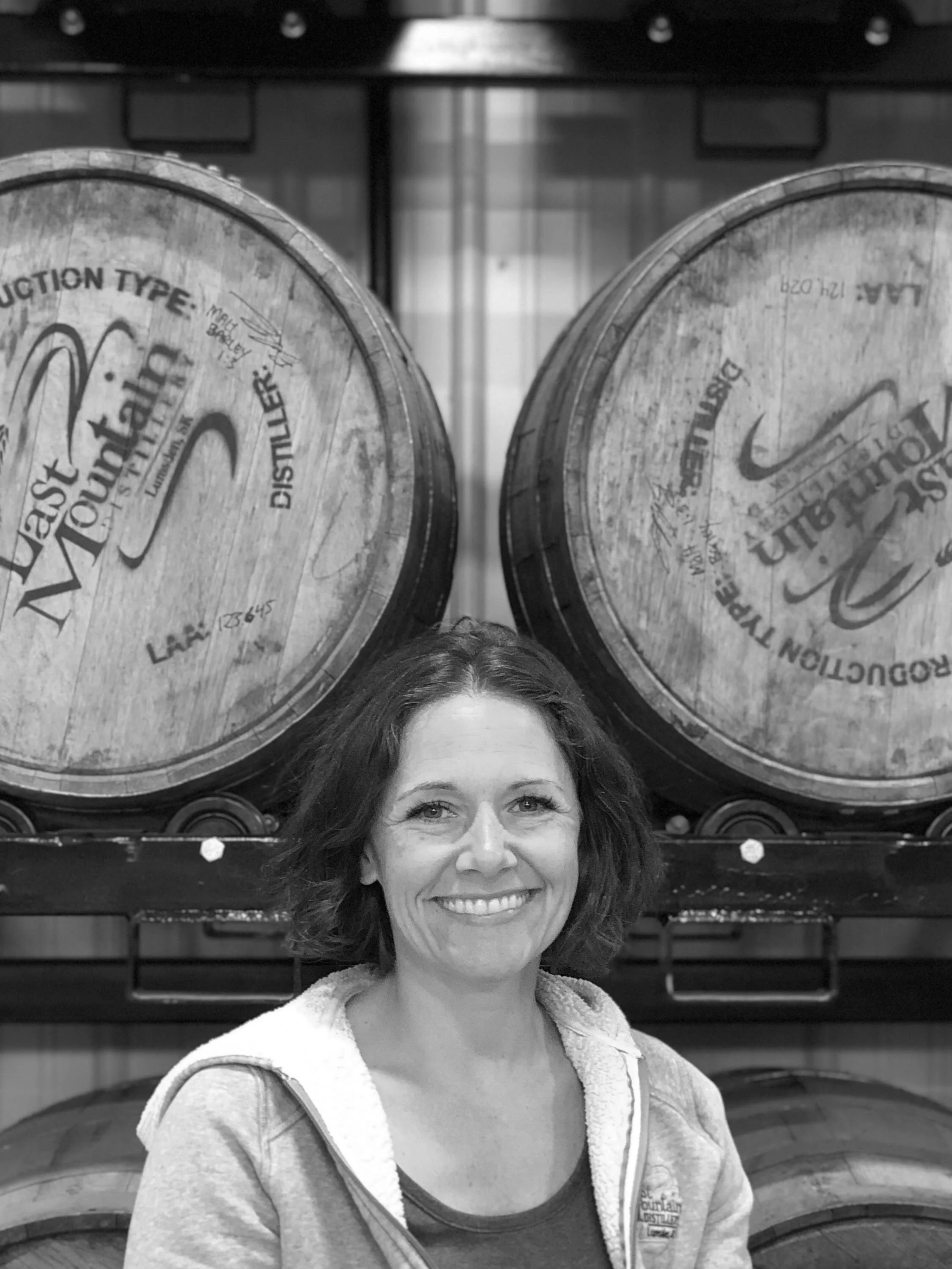 MEREDITH SCHMIDT - Co-Founder of Last Mountain Distillery If Meredith isn’t spending time with her two sons and dog Chloe, she can be found enjoying some yoga or a round of golf. She is Last Mountain’s handstand specialist. Favourite LMD Drink: LMD Vodka with club soda and lime