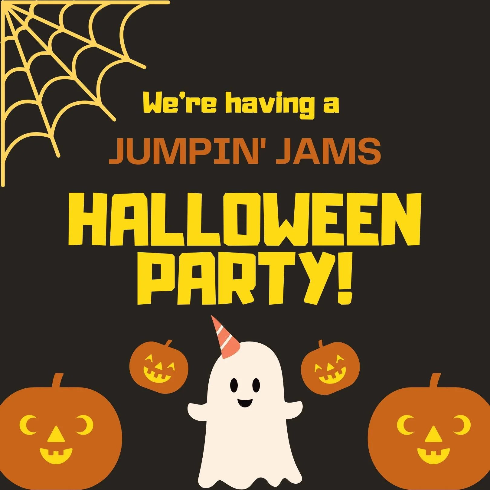 Our Jumpin' Jams Halloween Party is BACK!
Let's carve out time for some Halloween fun!! 👻
We're having three special Halloween classes on 10/25. In the morning we'll be in Rowayton at the Rowayton Community Center Moose Room.
The first class will be