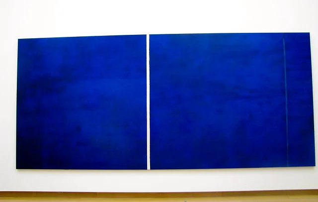 Barnett Newman, Cathedra, 1951. Photo by ekenitr via Flickr.