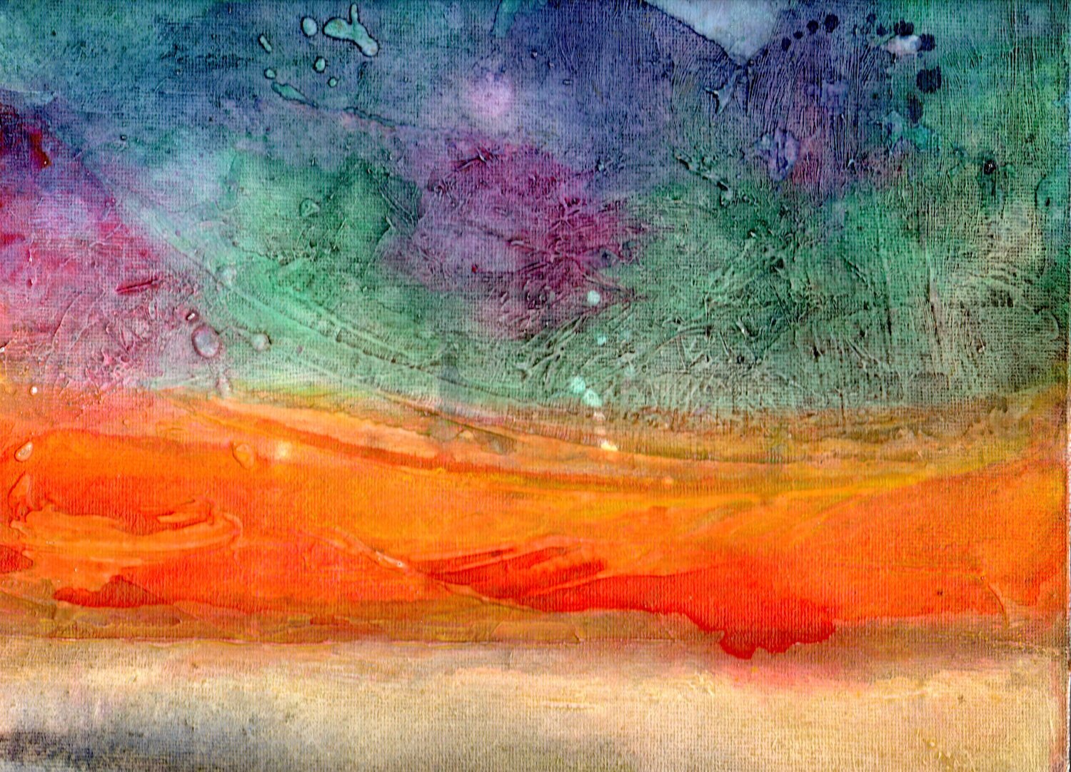 Into the light. Original painting by Lynne Cameron