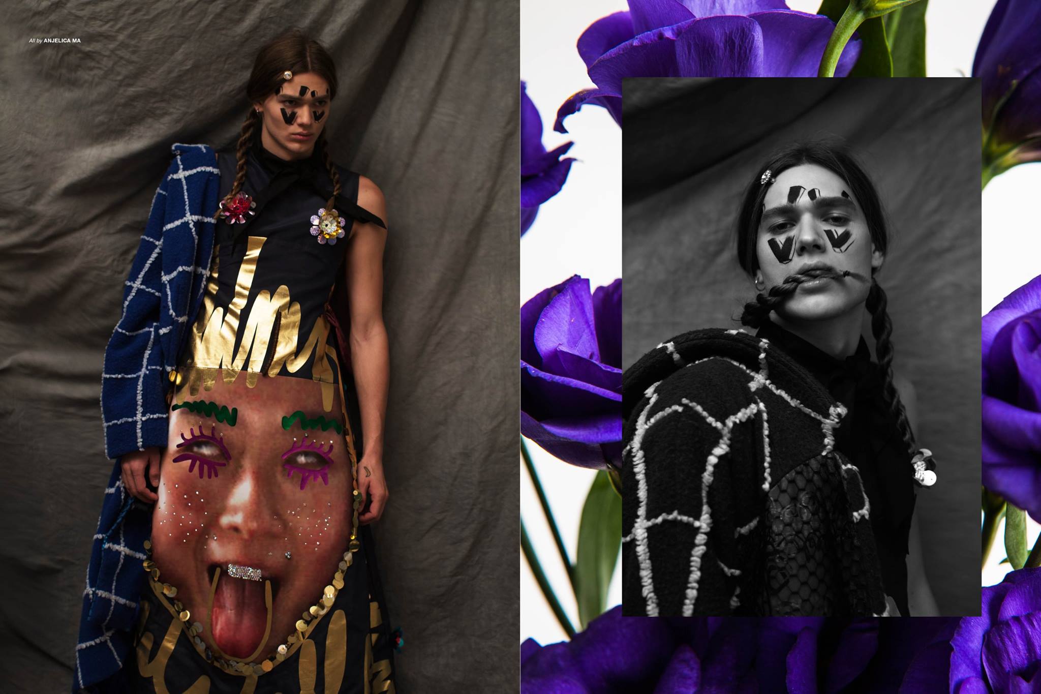 Zine Mag Vol.14 2016 : THE FEAR ISSUE  Photography SIMON C  Stylist Inggrad Shek  Hair MACRO CHEN  Make-Up ANGEL MO  Model BEN K